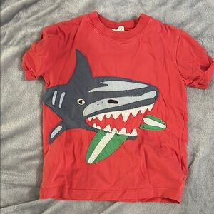 Mini Boden Red Shark Tee